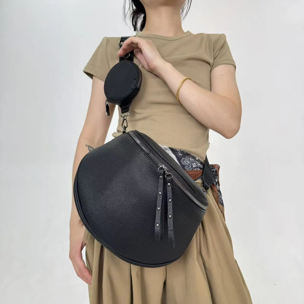 Isleworth Vegan Leather Crossbody Bag
