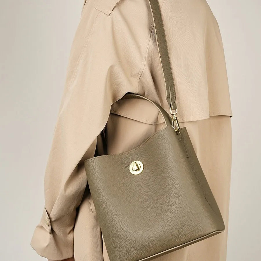 Balham Vegan Leather Bucket Bag