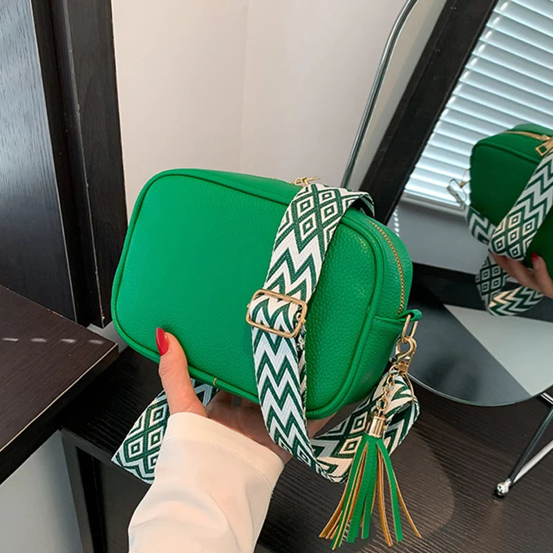 Ham Vegan Leather Crossbody Bag