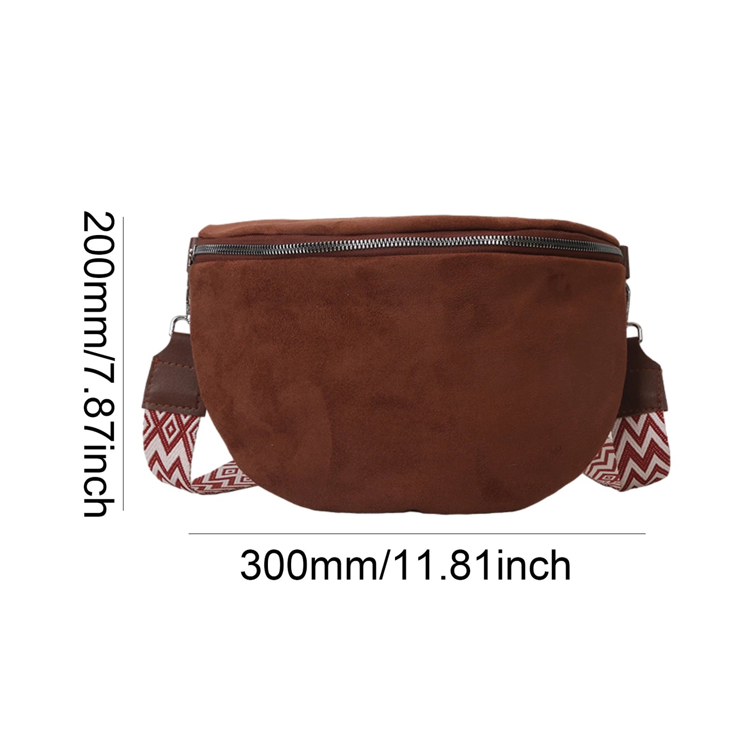 Herne Faux Suede Purse