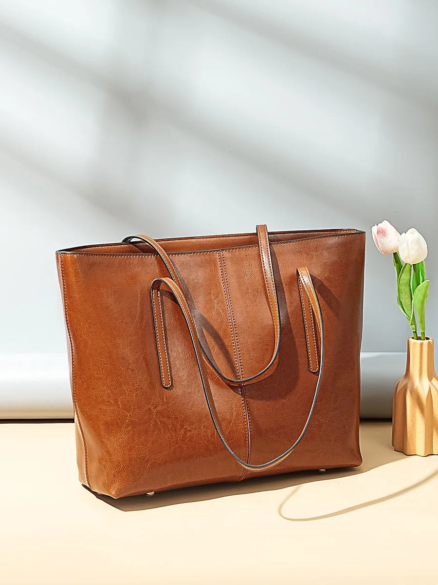 Camberwell Genuine Leather Tote Bag