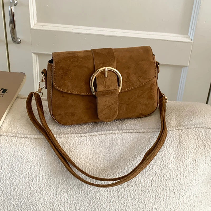Primrose Faux Suede Crossbody Bag