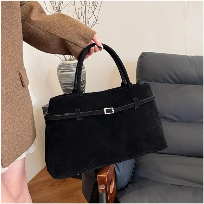 Barbican Faux Suede Tote Bag