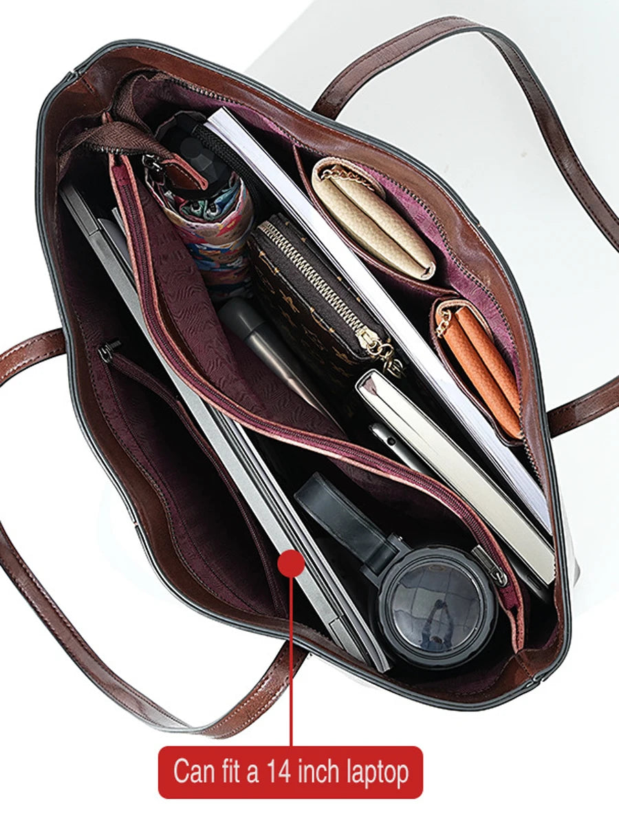 Camberwell Genuine Leather Tote Bag