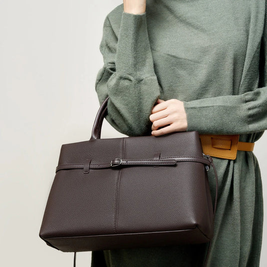Clapham Genuine Leather Tote Bag