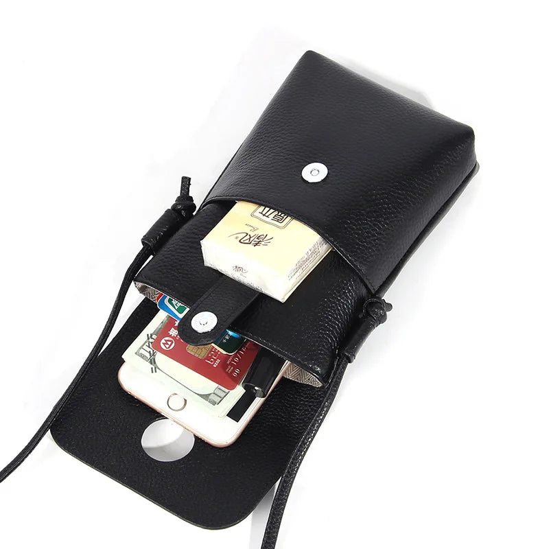Barnes Genuine Leather Crossbody Bag