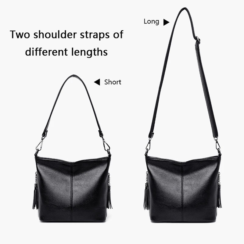 Bloomsbury Vegan Leather Bucket Bag