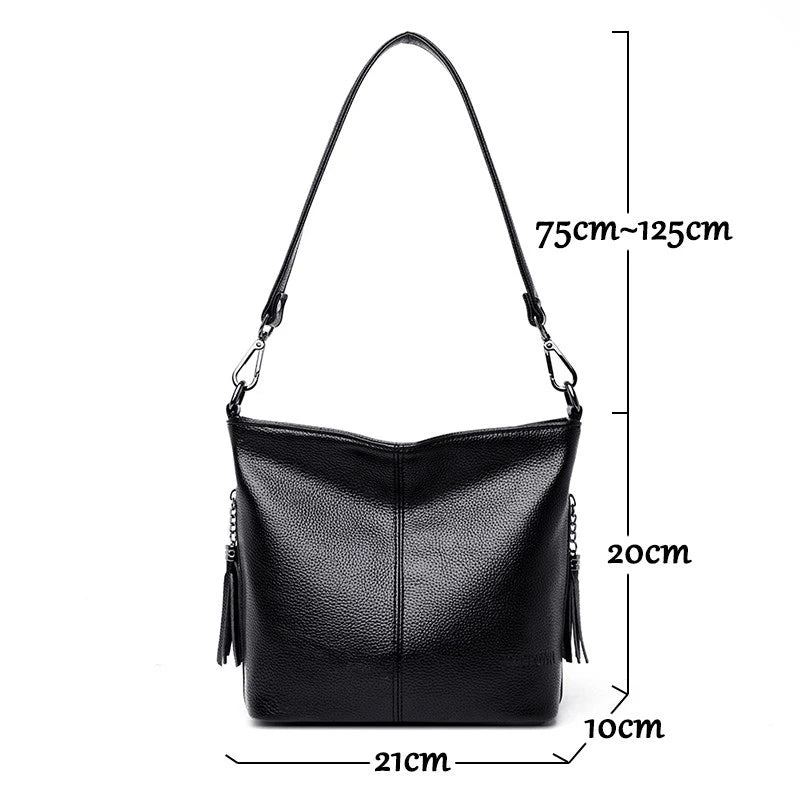 Bloomsbury Vegan Leather Bucket Bag