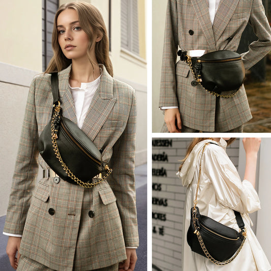 Downe Genuine Leather Crossbody Bag