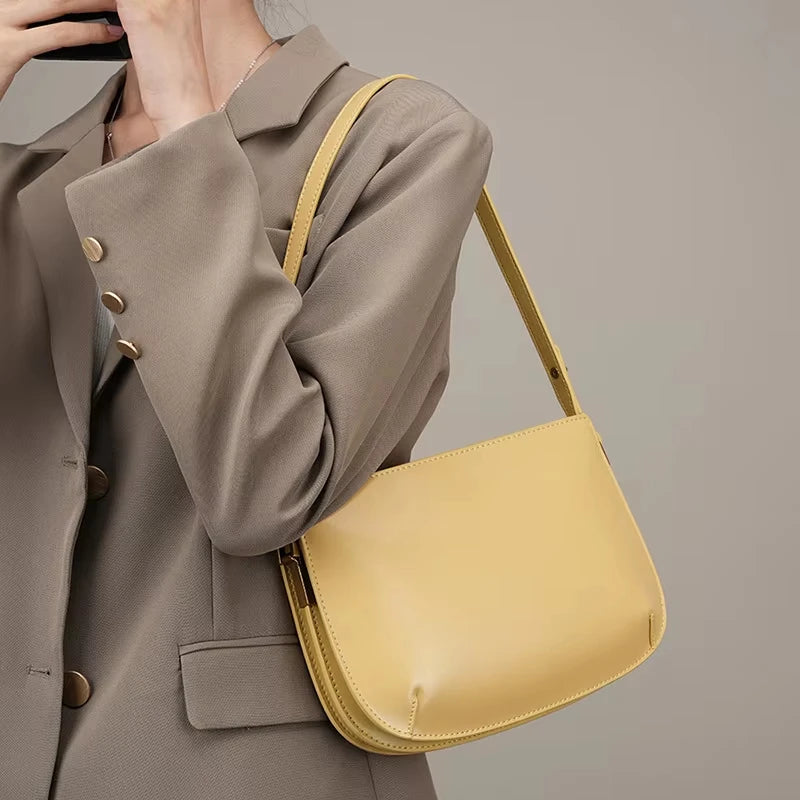 Hampstead Genuine Leather Bucket Bag