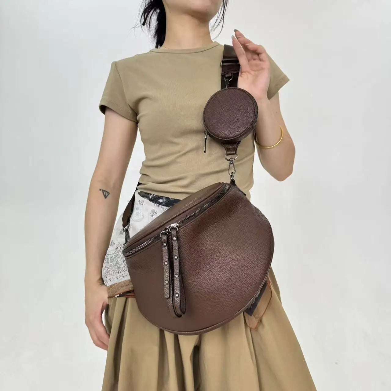 Isleworth Vegan Leather Crossbody Bag
