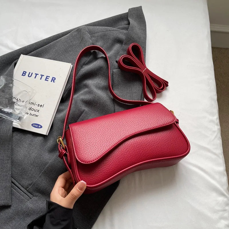 Esher Vegan Leather Crossbody Bag