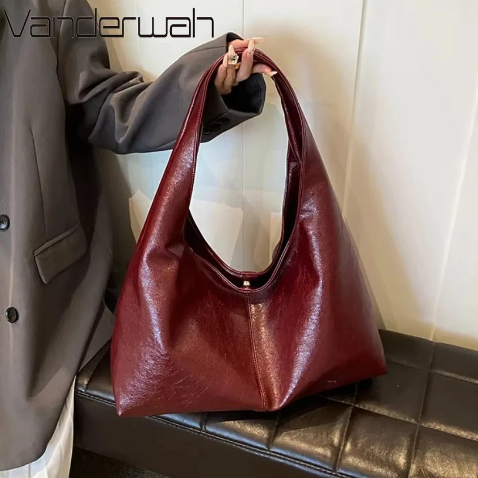 Mitcham Vegan Leather Hobo Bag