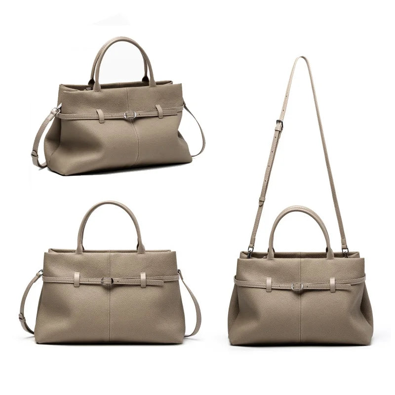 Clapham Genuine Leather Tote Bag