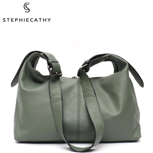 Kentish Genuine Leather Hobo Bag