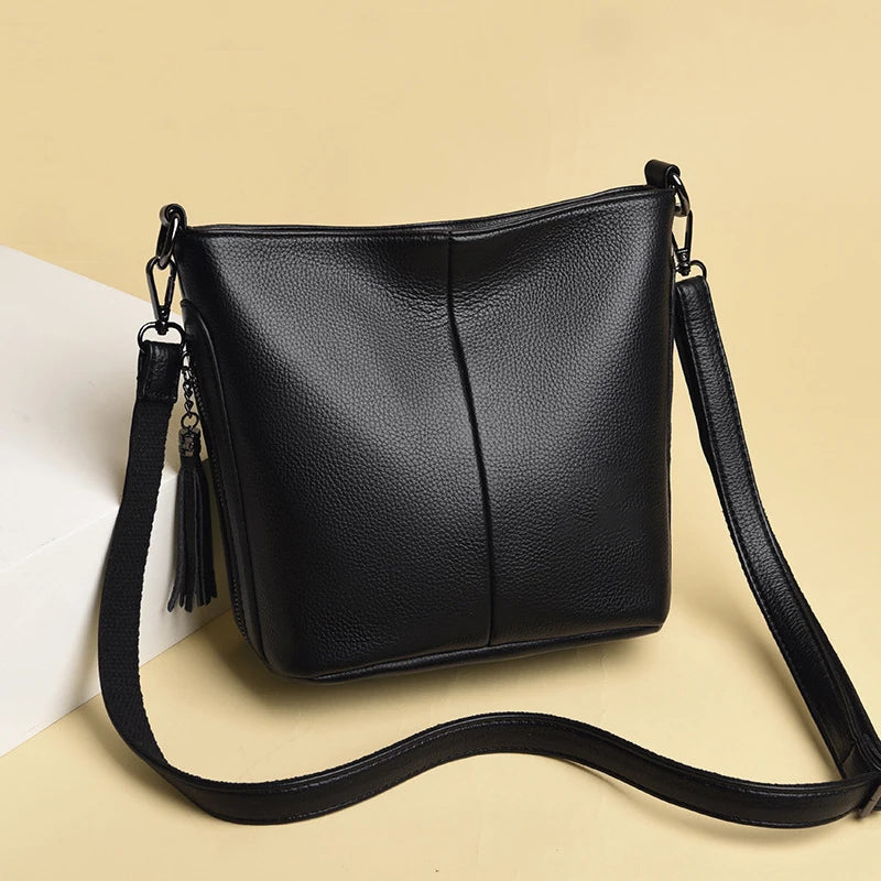 Paddington Genuine Leather Bucket Bag