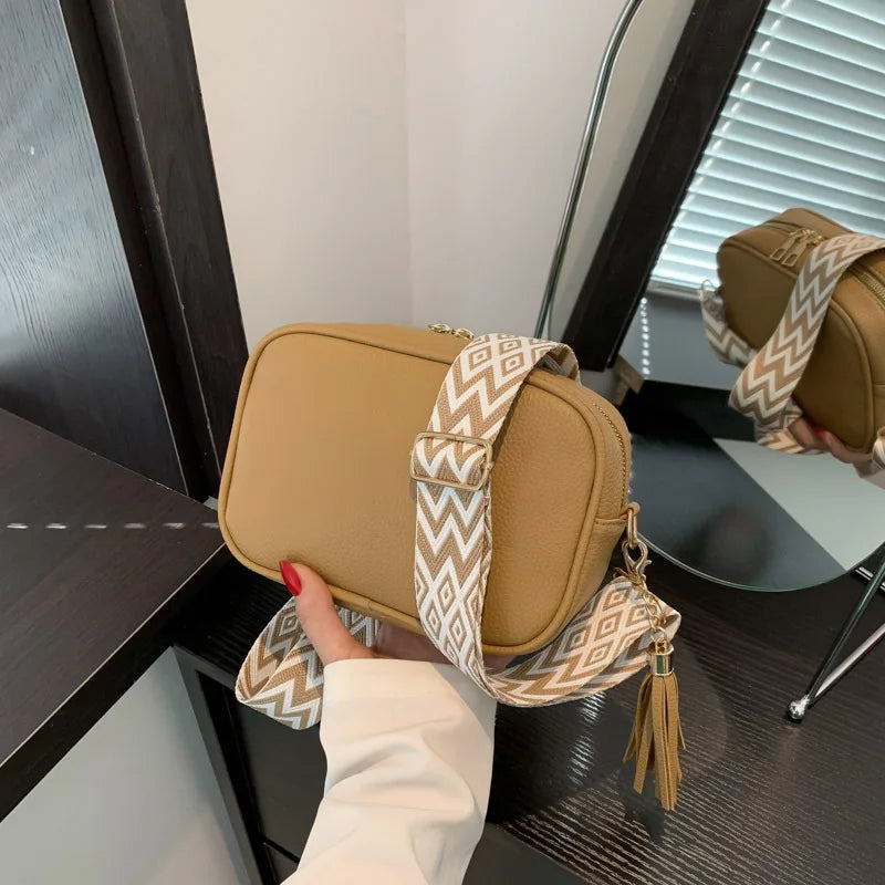 Ham Vegan Leather Crossbody Bag