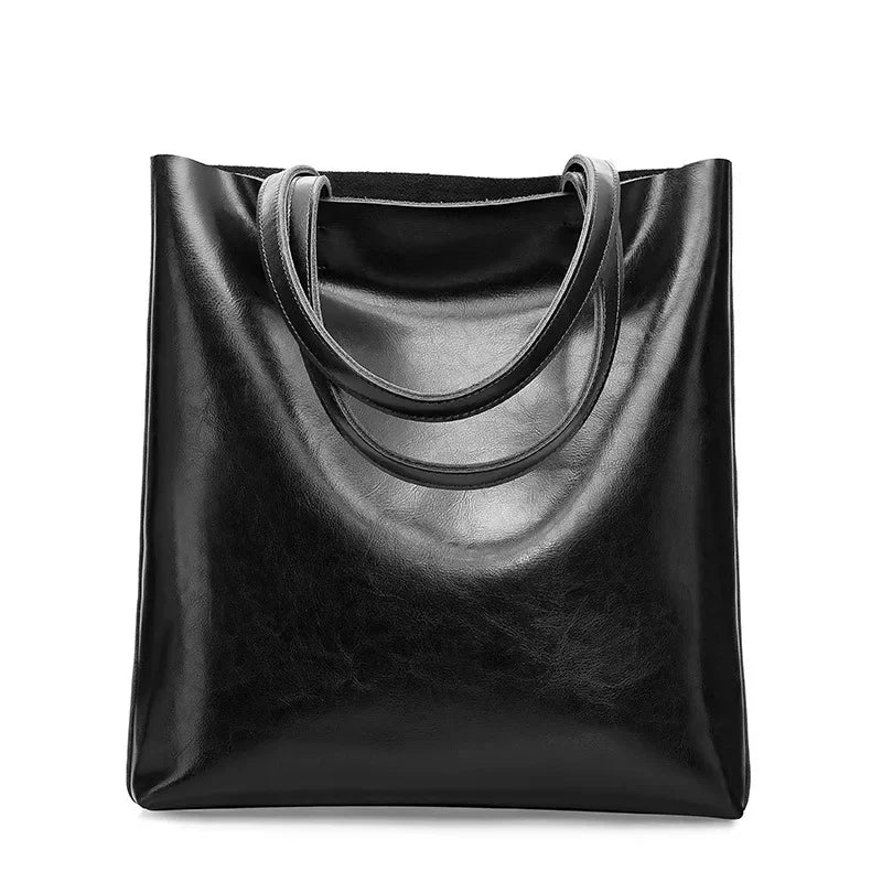 Wapping Genuine Leather Tote Bag