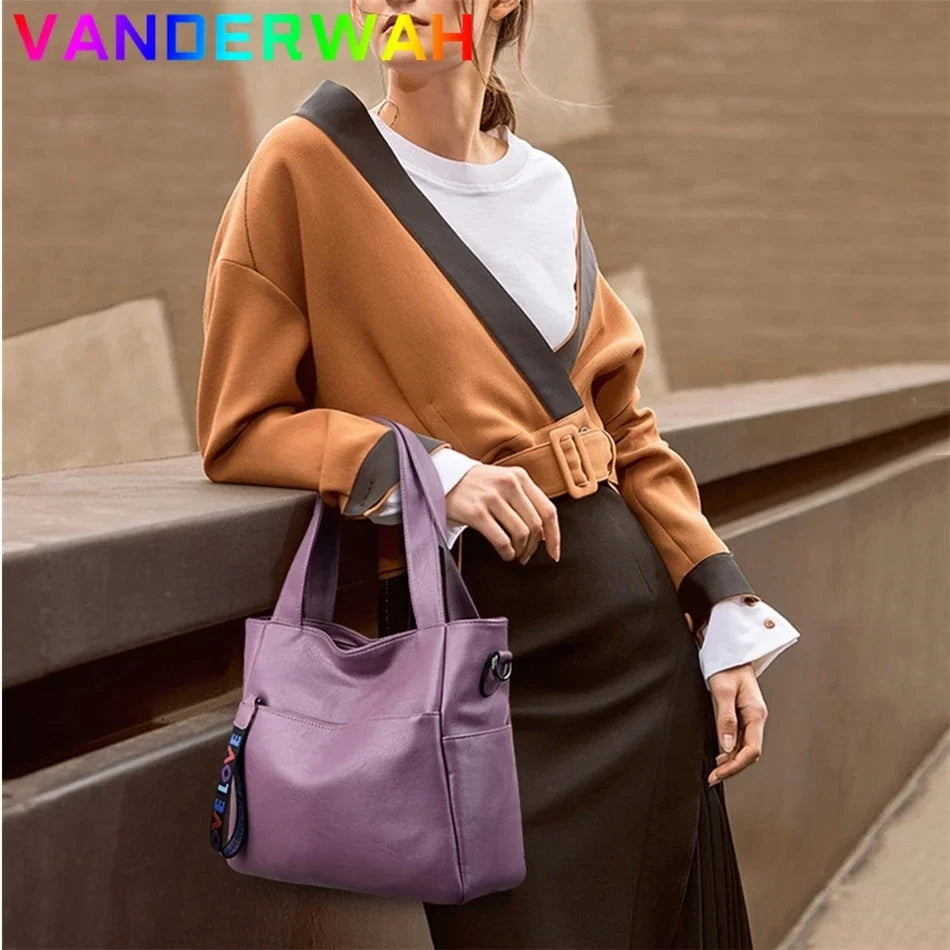 Poplar Genuine Leather Purse