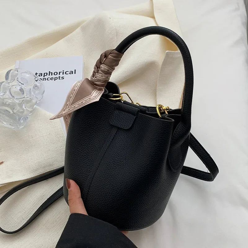 Southwark Vegan Leather Bucket Bag