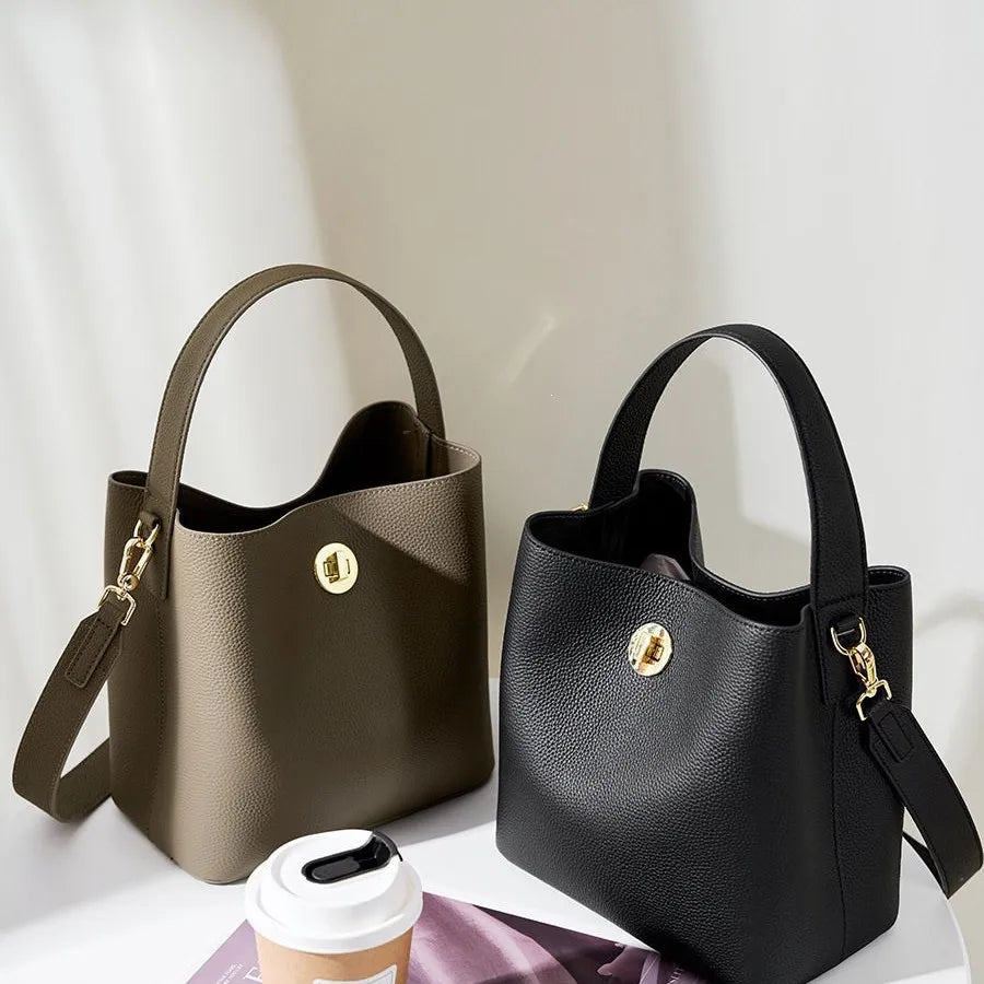 Balham Vegan Leather Bucket Bag