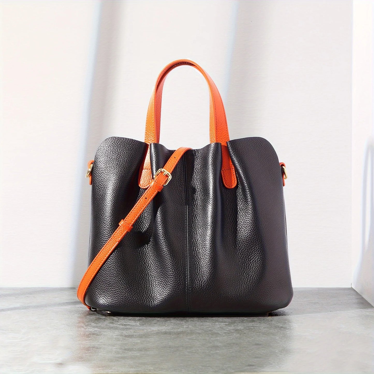 Farringdon Vegan Leather Bucket Bag