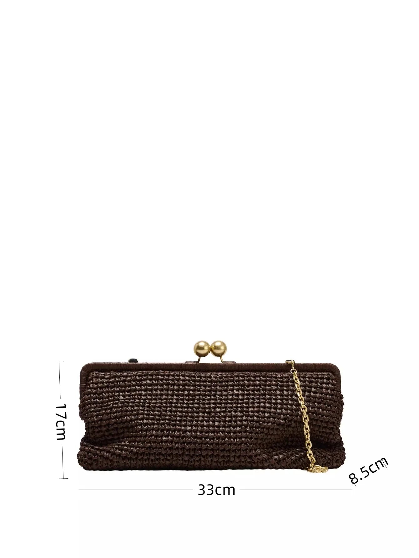 Telegraph Vegan Leather Clutch Bag