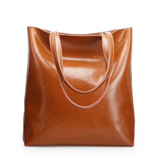 Wapping Genuine Leather Tote Bag