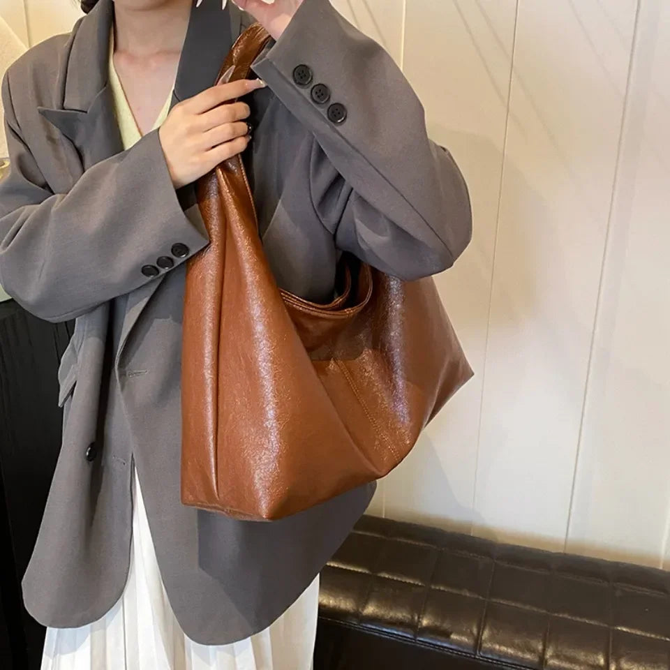 Mitcham Vegan Leather Hobo Bag