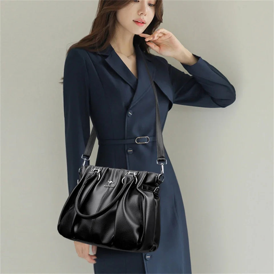 Victoria Vegan Leather Tote Bag
