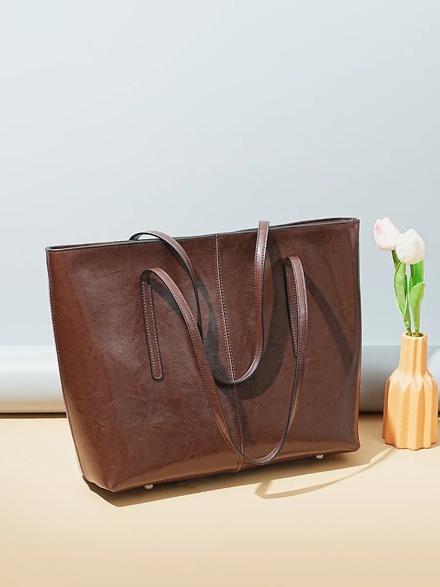 Camberwell Genuine Leather Tote Bag