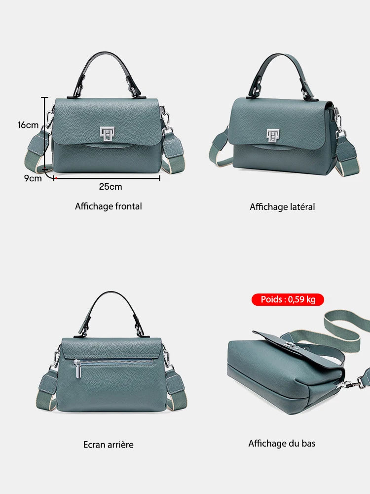 Euston Genuine Leather Crossbody Bag