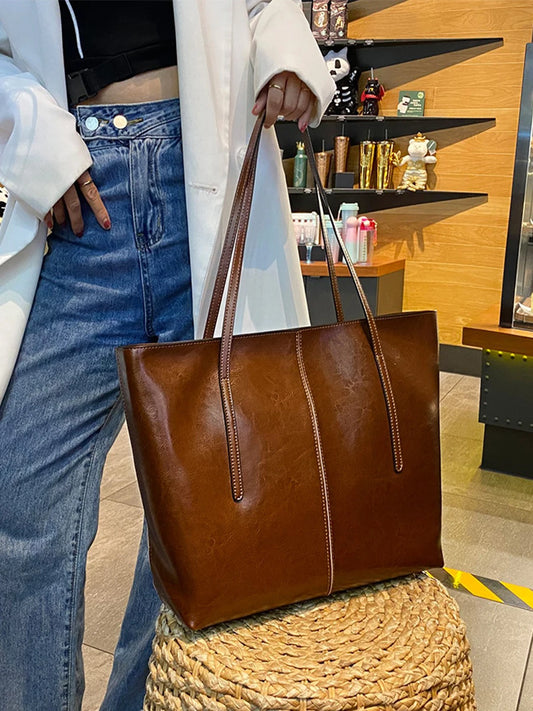 Camberwell Genuine Leather Tote Bag