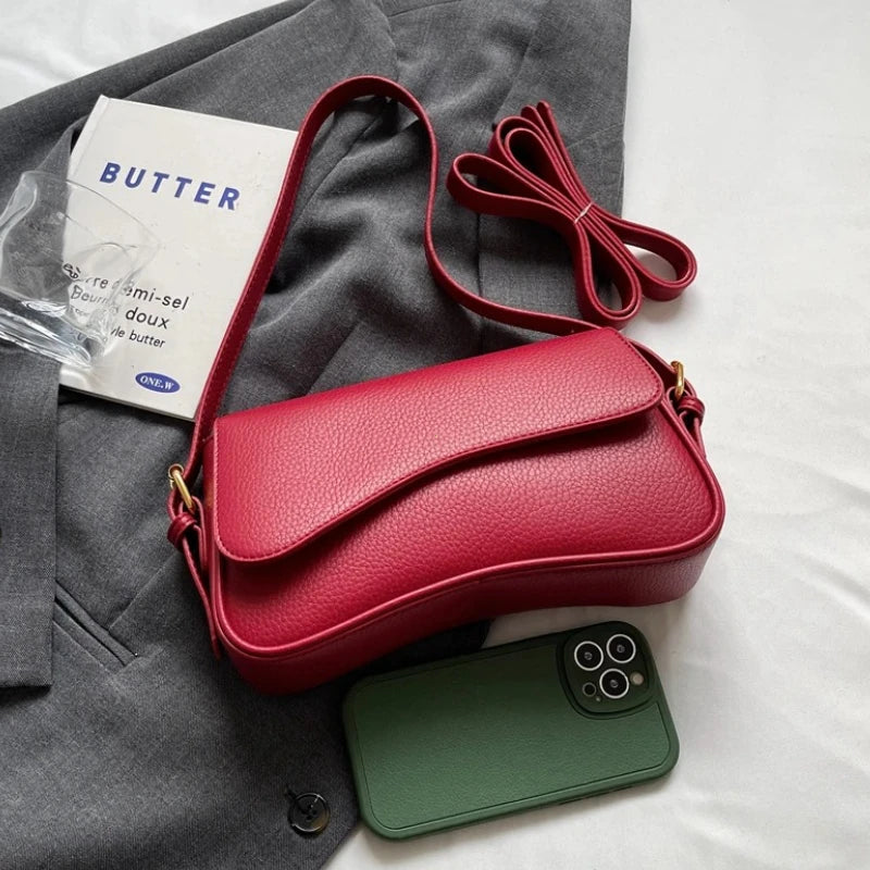 Esher Vegan Leather Crossbody Bag
