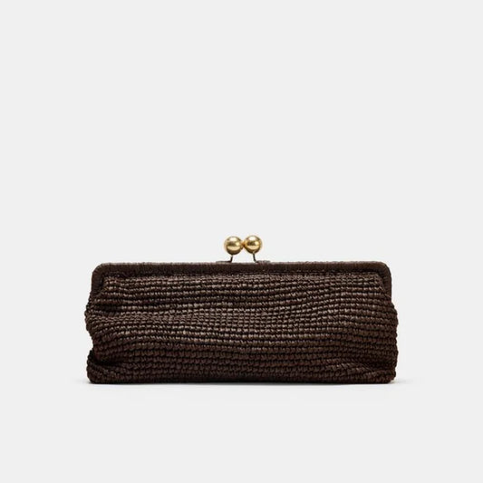 Telegraph Vegan Leather Clutch Bag