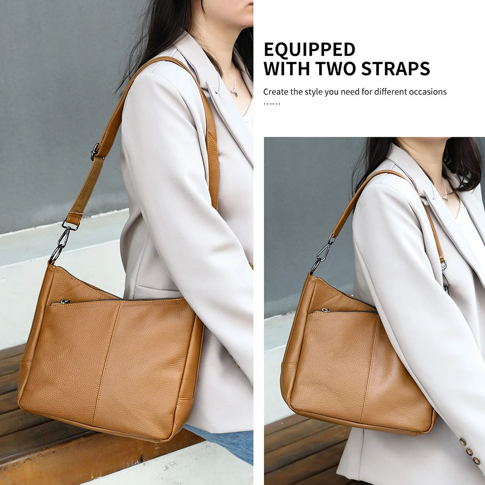 Westminster Genuine Leather Bucket Bag