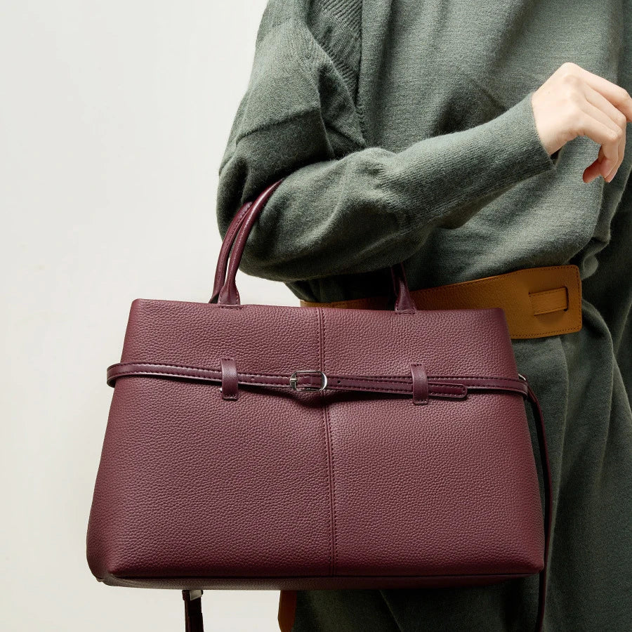 Clapham Genuine Leather Tote Bag