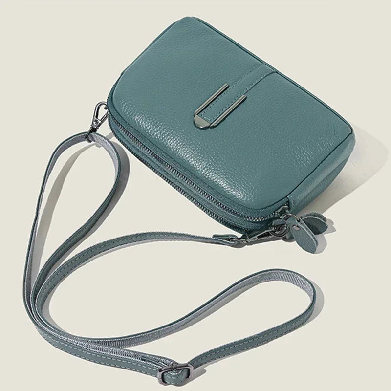 Wallington Genuine Leather Clutch Bag