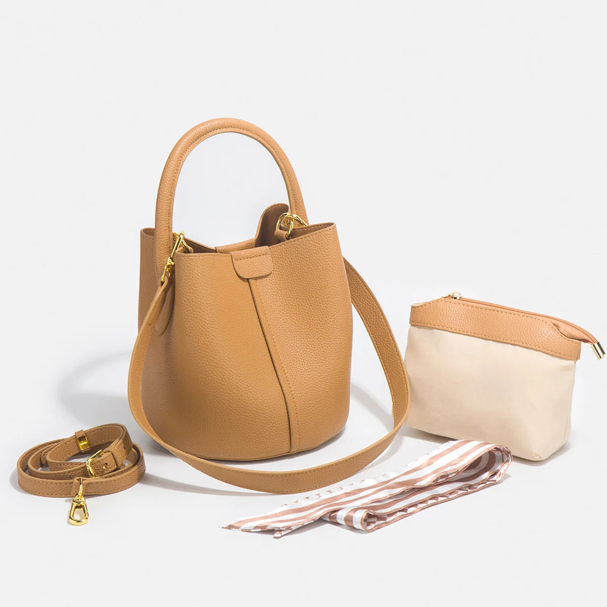 Whitechapel Vegan Leather Bucket Bag
