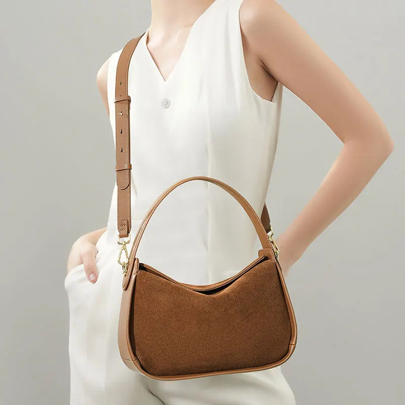 Hendon Faux Suede Crossbody Bag