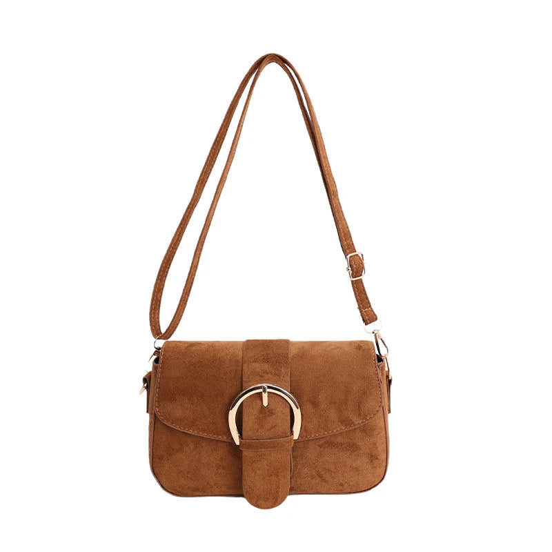 Primrose Faux Suede Crossbody Bag