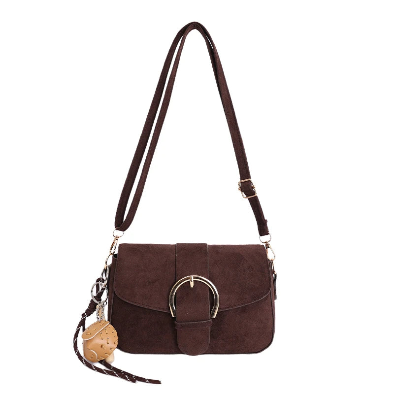 Primrose Faux Suede Crossbody Bag
