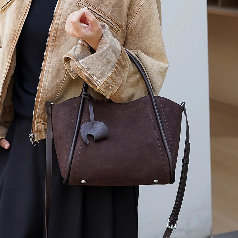 Kennington Suede Shoulder Bag