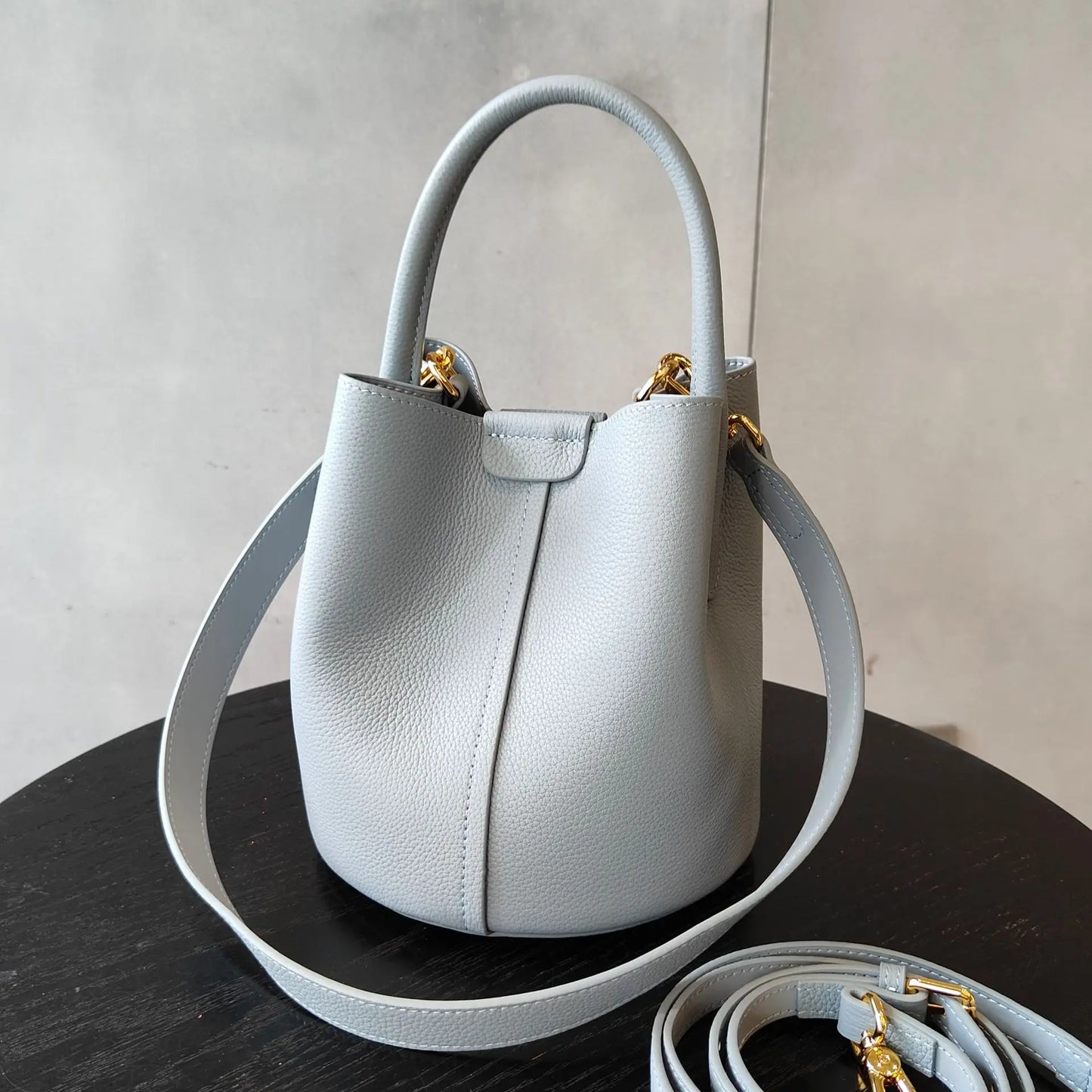 Vauxhall Genuine Leather Bucket Bag