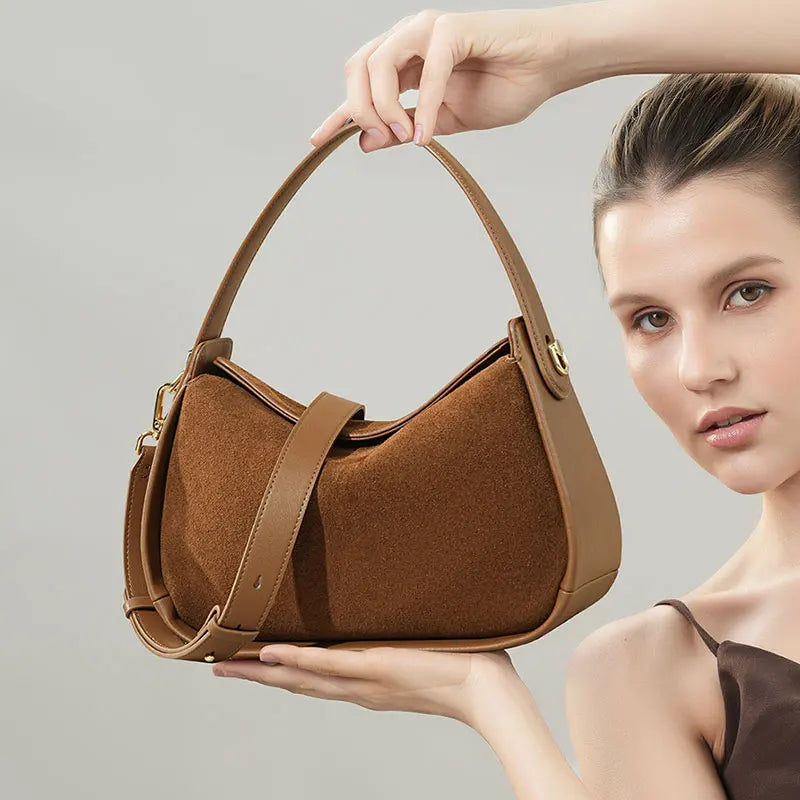 Hendon Faux Suede Crossbody Bag
