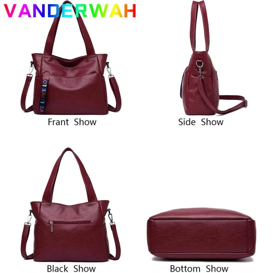 Poplar Genuine Leather Purse