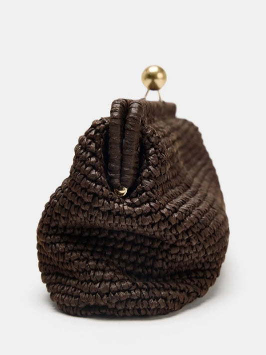 Telegraph Vegan Leather Clutch Bag
