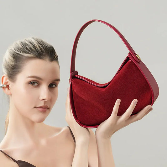 Hendon Faux Suede Crossbody Bag