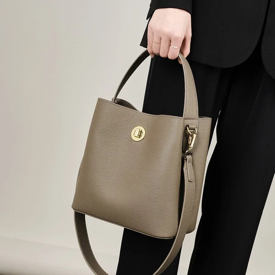 Balham Vegan Leather Bucket Bag