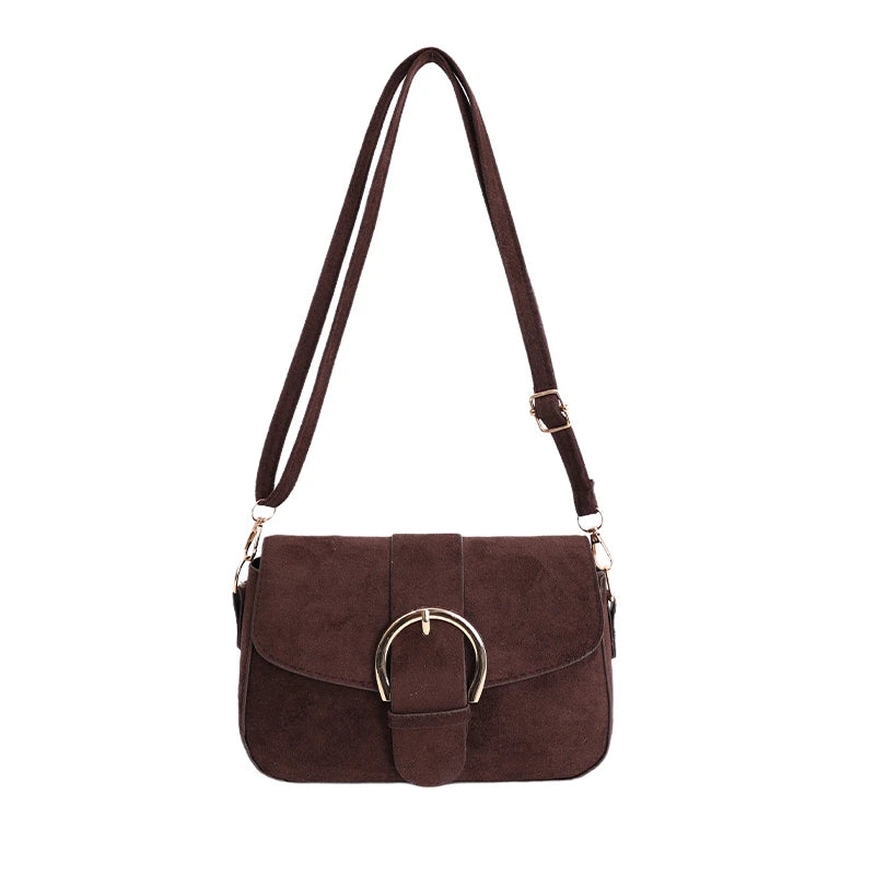 Primrose Faux Suede Crossbody Bag
